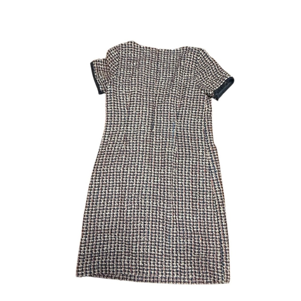 talbots tweed Preppy shift dress Navy,‎ Black, White Size 10